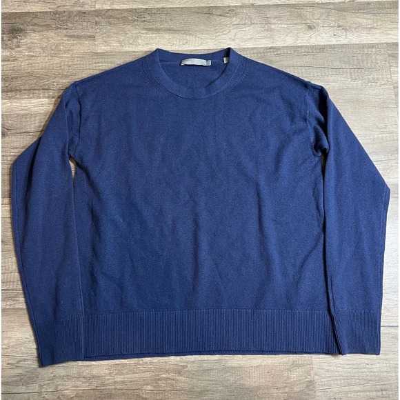 Vince Sweater 70% Wool 30% Cashmere Blue Women's Size Small - Picture 1 of 8